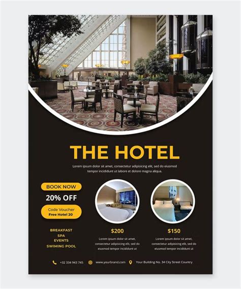 10 Best Hotel Flyer Templates PSD • PSD design