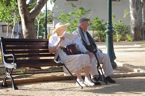 Old Couple In Park Free Stock Photo - Public Domain Pictures
