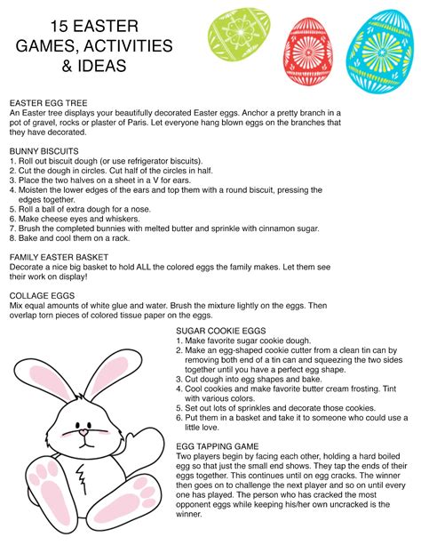 15 Easter Games, Activities & Ideas (Printable) - Just One Mom Trying