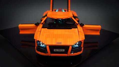 Audi R8 V10 | Audi r8 v10, Lego wheels, Lego technic