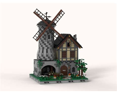 LEGO MOC Windmill - modular by Tavernellos | Rebrickable - Build with LEGO