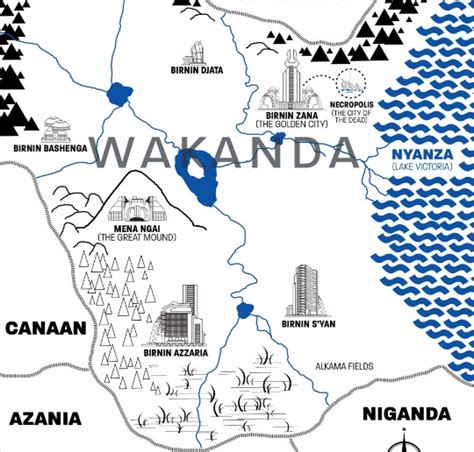 8 facts about Wakanda, the futuristic home of Marvel’s Black Panther | Map, Marvel, Black comics