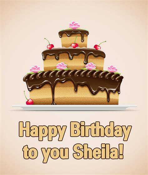 Happy Birthday Sheila pictures congratulations.