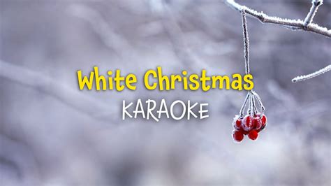 White Christmas (instrumental) | Christmas Carols - lyrics video for karaoke - YouTube