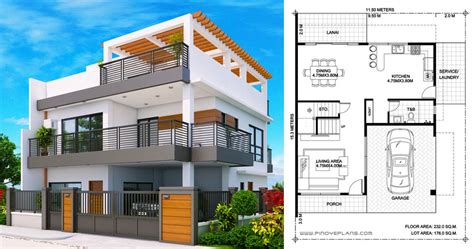 Low cost two storey house design - togoname