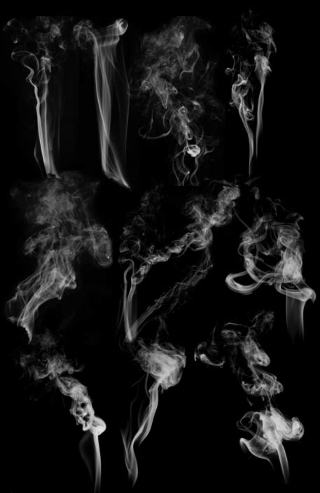 10 photoshop smoke brushes #1 by acerbusmilitis on DeviantArt