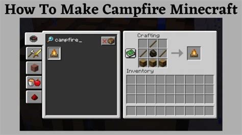 How To Make A Campfire In Minecraft [Full Guide] - Voltreach