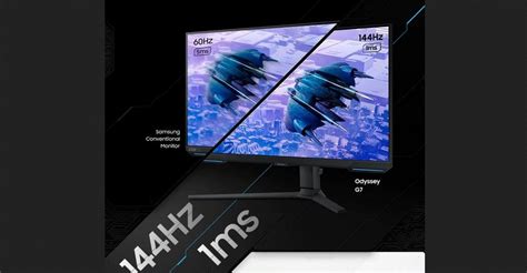 Buy Samsung Odyssey G70B UHD 144Hz FreeSync G-Sync 32in Monitor ...