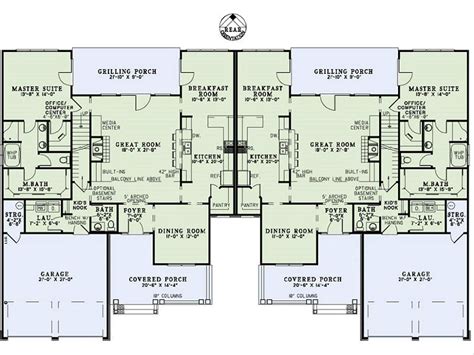 Craftsman Style House Plan - 4 Beds 2.5 Baths 5000 Sq/Ft Plan #17-2446 - Houseplans.com