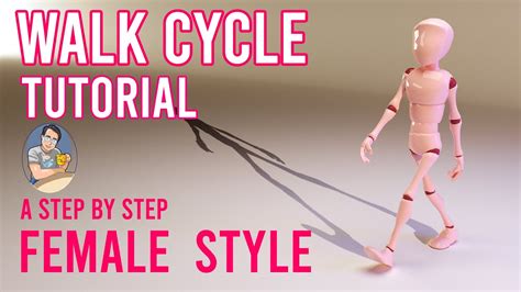 Maya Walk Cycle Tutorial - Female Character Animation Tutorial | Step by step animation process ...