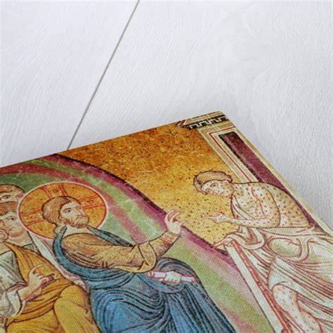 Jesus healing a leper posters & prints by Byzantine School