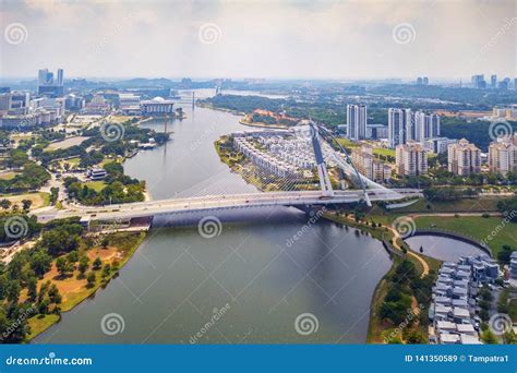 Putra Bridge Is The Main Bridge In Putrajaya, Malaysia. Editorial Image | CartoonDealer.com ...