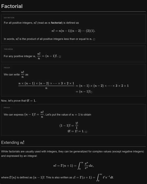 N! Factorial Permutations And Combinations, Discrete Mathematics, Maths Algebra, Computer ...