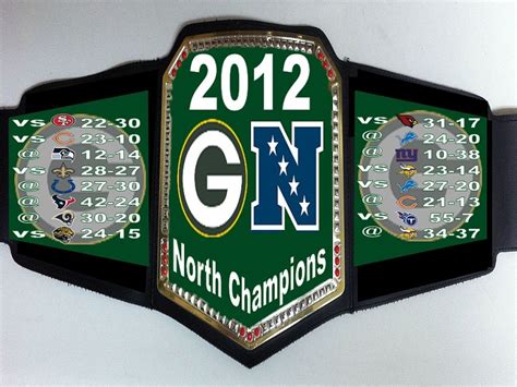 2012 Green Bay Packers NFC North Division Champions