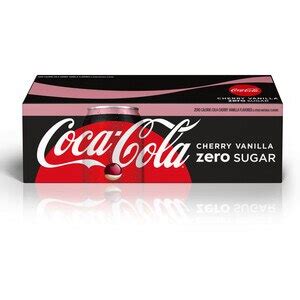 Cherry Vanilla Coke Zero Sugar, Cherry Vanilla Flavored Coca-Cola Diet ...