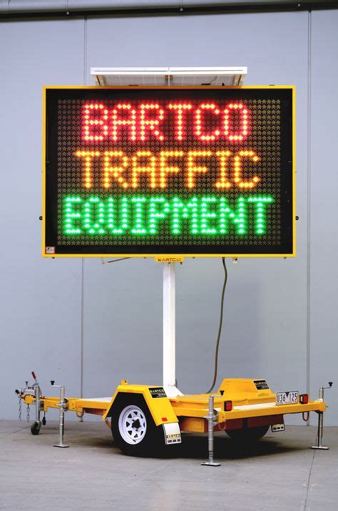 7 Best Portable Solar Powered Variable Message Signs images | Traffic ...