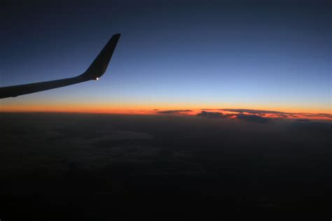 Sunset from the plane image - Free stock photo - Public Domain photo - CC0 Images