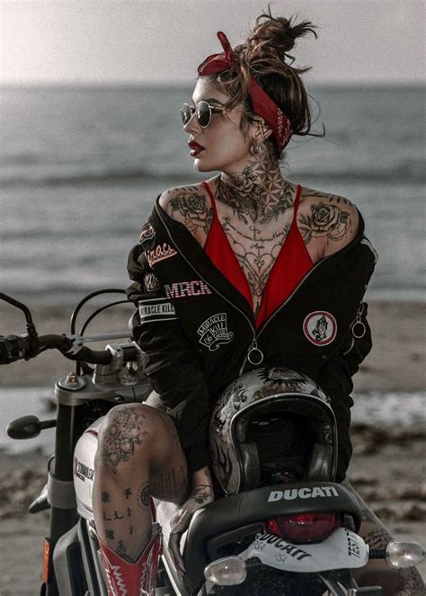 Girl on an old motorcycle post your pics – Artofit