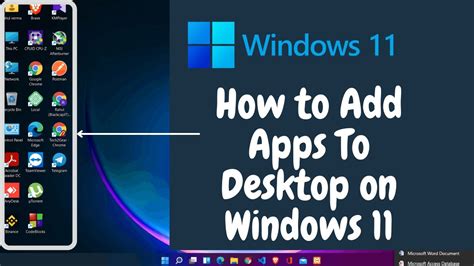 How To Add Apps To Desktop on Windows 11 | Windows 11