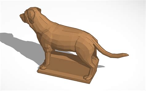 3D design dog - Tinkercad