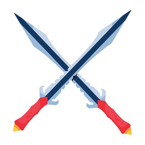 Trendy Roman Swords 32314520 Vector Art at Vecteezy