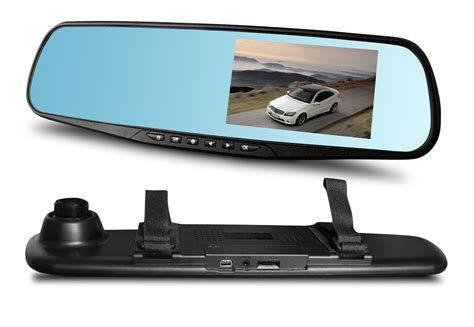 Alpha Digital LD353 4.3" Rear View Mirror DVR - Walmart.com - Walmart.com