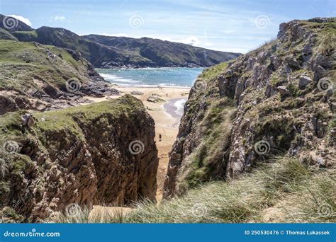 The Murder Hole Beach, Officially Called Boyeeghether Bay in County Donegal, Ireland Stock Photo ...