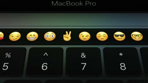 MacBook Pro's crazy Touch Bar puts emoji, controls and more right in ...