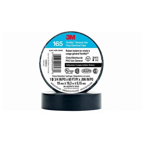 Unmissable! Check out this 25 3M 1700 Temflex Insulated Vinyl Black Electrical Tape 3/4" x 60 ...