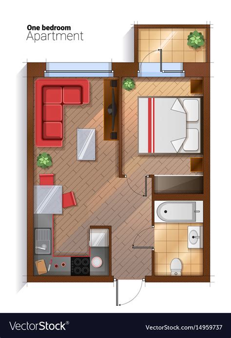 Best One Bedroom Apartment Floor Plans With Dimensions | www.cintronbeveragegroup.com