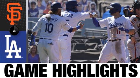 Giants vs. Dodgers Highlights 8/9 | 08/09/2020 | Los Angeles Dodgers