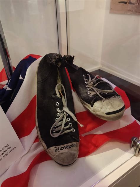 Kurts Converse - Part of the 'Growing Up Kurt Cobain' exhibit in MOSI, Ireland : r/Nirvana