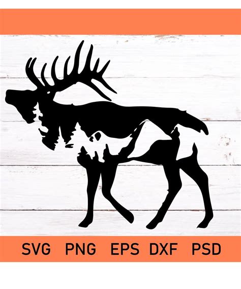 Art & Collectibles Drawing & Illustration Elk SVG Cut files for cricut ...