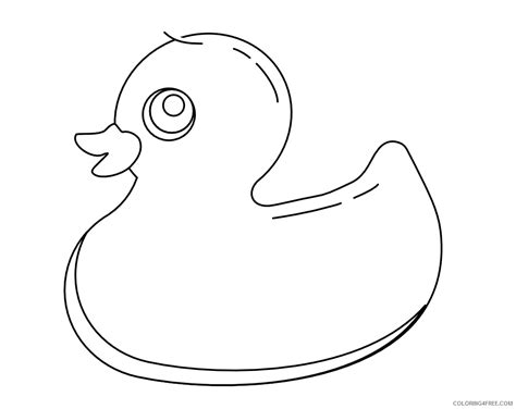 Black and White Rubber Duck Coloring Pages rubber duck black white line Printable Coloring4free ...