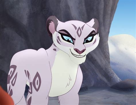 Chuluun the Snow Leopard. She is one of the main villains in "The Lion Guard" | Lion guard ...