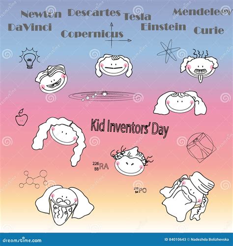 Kid Inventors Day Stock Illustrations – 31 Kid Inventors Day Stock ...