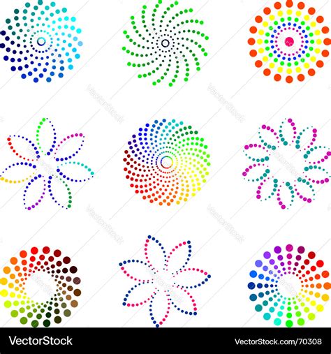 Dot design elements Royalty Free Vector Image - VectorStock