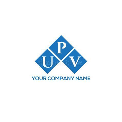 UPV Letter Logo Design on White Background. UPV Creative Initials ...