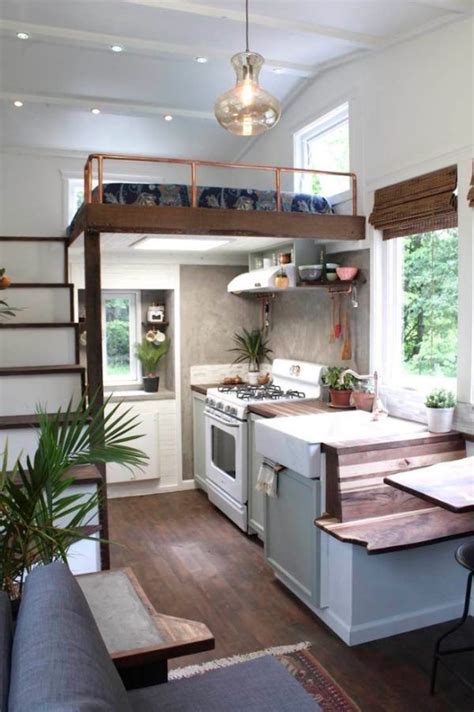 The nicest finishes and use of space I have ever seen in a tiny house. The kitchen is not in the ...