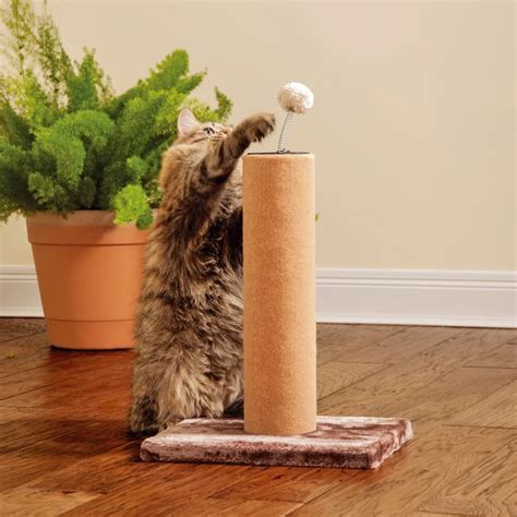 Pets Cats Toys Funny Scratching Solid Wood with Ball for Kitten Climbing Frame for Cats ...