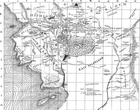 File:Christopher Tolkien - Second Silmarillion Map.jpg - Tolkien Gateway