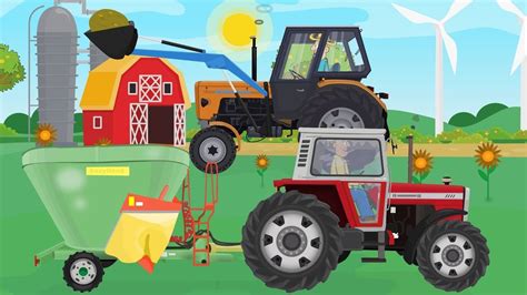 Tractor for Kids | The Tale of Tractors | Formation and uses | Bajki ...