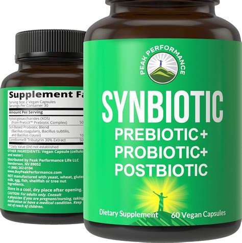 Amazon.com: Synbiotic = Prebiotic + Probiotic + Postbiotic 3-in-1 ...