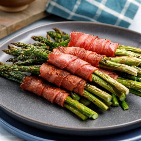 Turkey Bacon-Wrapped Asparagus — Mona Dolgov