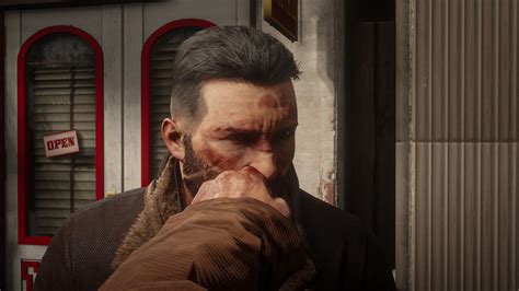 Man.... I love John Marston face when he gets punched. Also, the police ...