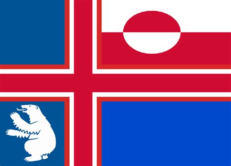 Image - AvARe Flag of Iceland-Greenland Proposal.png | Alternative ...