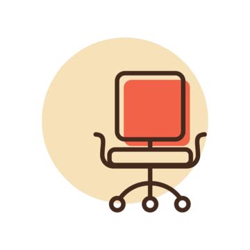 Cartoon Vector Illustration Of Office Chair Clipart Job Armchair Vector ...