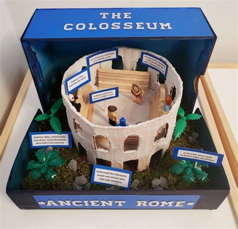 Shoebox Colosseum Project | Ancient rome projects, Ancient rome kids projects, Ancient rome kids