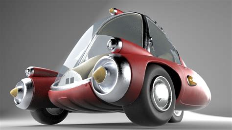 Voiture Zip de Fallout modèle 3D $58 - .fbx .unknown .obj .dae - Free3D