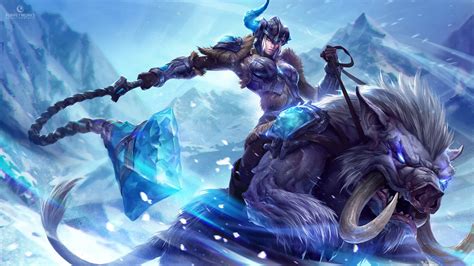 19 Sejuani (League Of Legends) HD Wallpapers | Hintergründe - Wallpaper Abyss